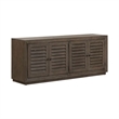 Liberty Furniture Aspen Sky Living Room 78 Inch TV Console - Brown Oak Wood