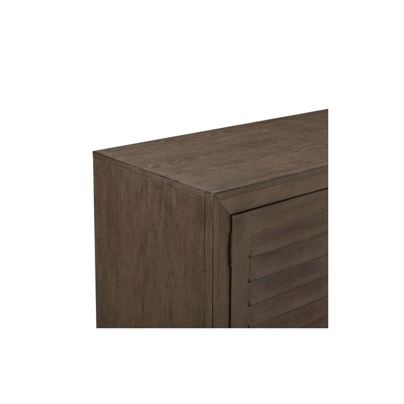 Liberty Furniture Aspen Sky Living Room 78 Inch TV Console - Brown Oak Wood