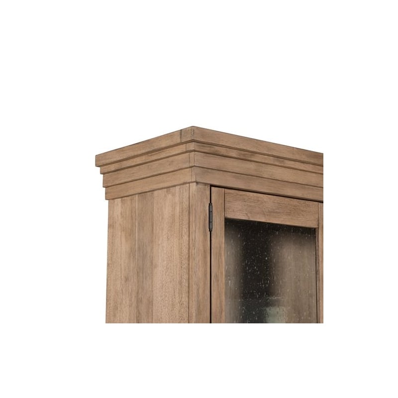 Liberty Furniture Haven Hills Display Cabinet Glass Door Display - Brown Wood