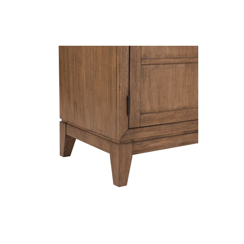 Liberty Furniture Shaker Lakes Dining Room Buffet Cabinet - Brown Maple Wood