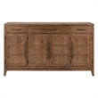 Liberty Furniture Shaker Lakes Dining Room Buffet Cabinet - Brown Maple Wood