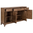 Liberty Furniture Shaker Lakes Dining Room Buffet Cabinet - Brown Maple Wood