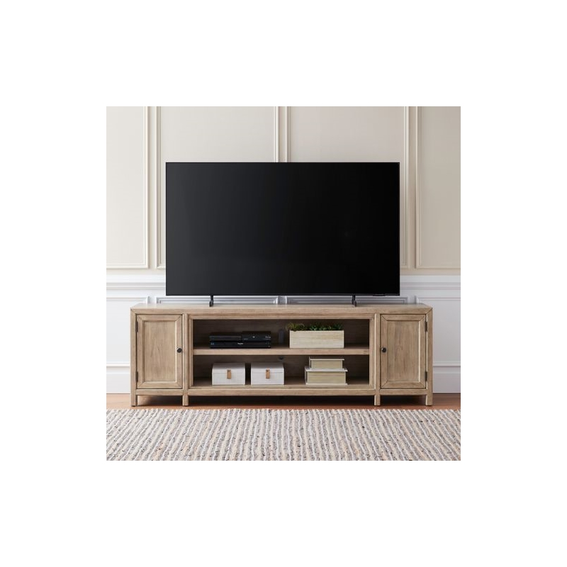 Liberty Furniture Proximity Place Living Room 82 Inch TV Console - Beige Wood