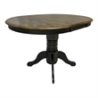 Liberty Furniture Carolina Crossing Dining Room Gathering Table with Leaf Black