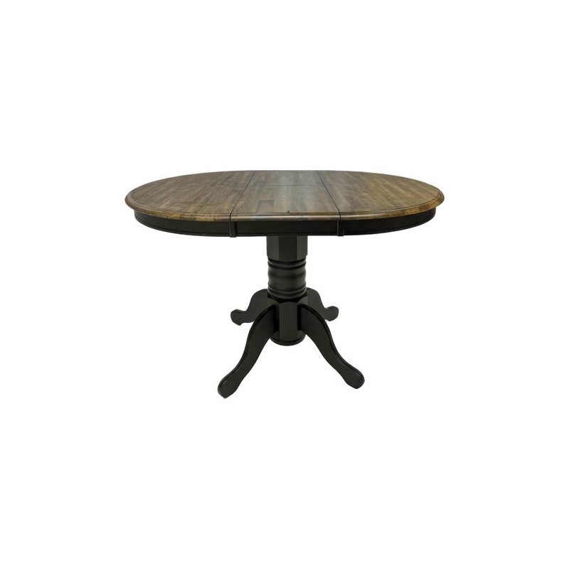 Liberty Furniture Carolina Crossing Dining Room Gathering Table with Leaf Black