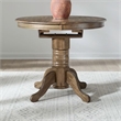 Liberty Furniture Carolina Crossing Dining Room Gathering Table with Leaf Brown