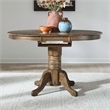 Liberty Furniture Carolina Crossing Dining Room Gathering Table with Leaf Brown