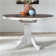 Liberty Furniture Carolina Crossing Dining Room Gathering Table with Leaf White