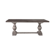 Liberty Furniture River Place Dining Room Trestle Table with Leaf - Brown Wood