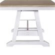Liberty Furniture Lindsey Farm Dining Room Trestle Table with Leaf - White Wood