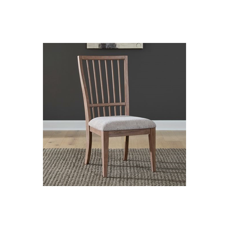Liberty Furniture Haven Hills Spindle Back Side Dining Room Chair - Brown Birch