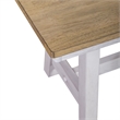 Liberty Furniture Lindsey Farm Backless Dining Room Bench - White & Tan Wood