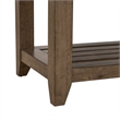 Liberty Furniture Shaker Lakes Upholstered Dining Room Bench - Brown & Taupe
