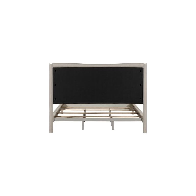 Liberty Furniture New Haven Bedroom Queen Upholstered Bed Frame - White Oak Wood