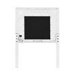 Liberty Furniture Reflections Twin Upholstered Panel Headboard LED Lights White