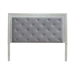 Liberty Furniture Reflections King Upholstered Panel Headboard LED Lights White