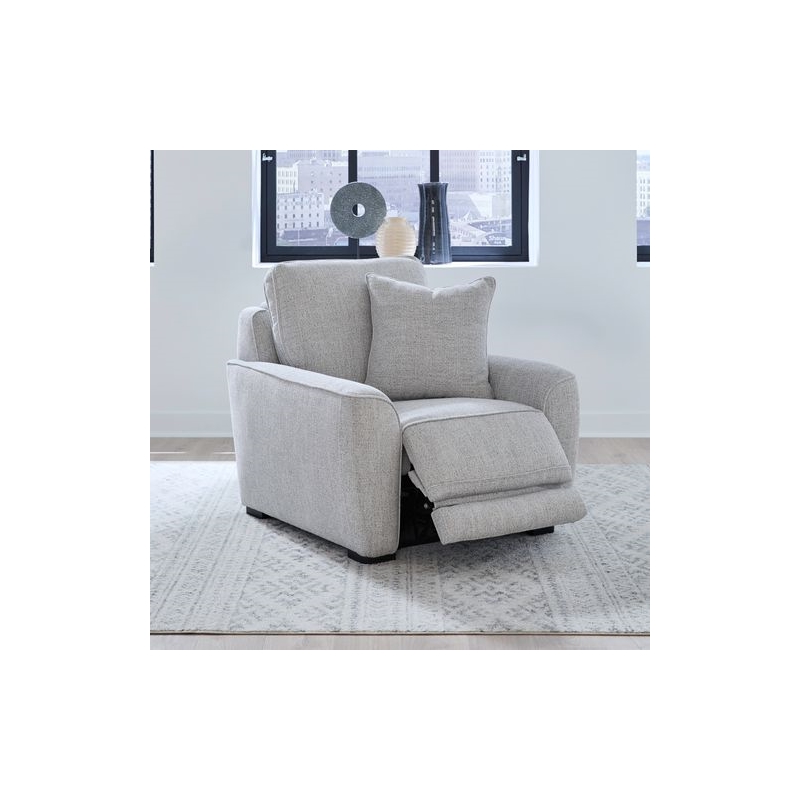 Liberty Furniture Blake Zero Wall Power Recliner - Smoke Gray Fabric