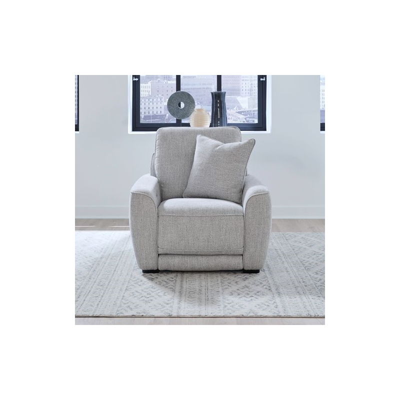 Liberty Furniture Blake Zero Wall Power Recliner - Smoke Gray Fabric
