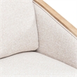 Liberty Furniture Nora Upholstered Swivel Accent Chair - Light Brown Trim