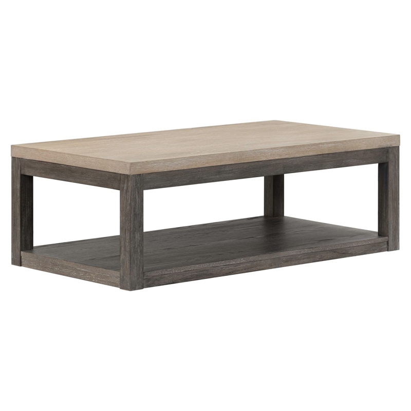 Liberty Furniture Piedmont Living Room Cocktail Table - Brown Oak Wood