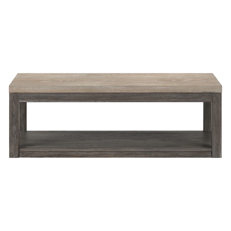 Liberty Furniture Piedmont Living Room Cocktail Table - Brown Oak Wood