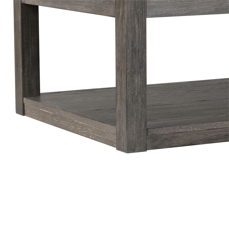 Liberty Furniture Piedmont Living Room Cocktail Table - Brown Oak Wood
