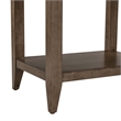 Liberty Furniture Shaker Lakes Open Night Stand with Charging Station - Brown