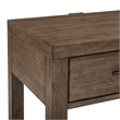 Liberty Furniture Shaker Lakes Open Night Stand with Charging Station - Brown