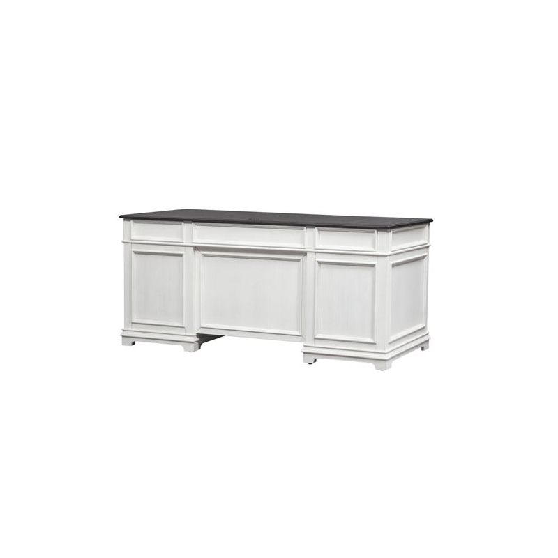 Liberty Furniture Allyson Park Home Office Complete 2 Desks & Credenza Set