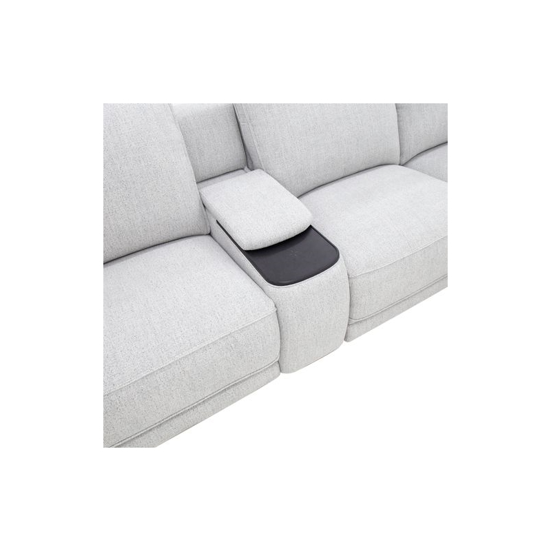 Liberty Furniture Blake Fabric Upholstered 6 Piece Sectional Sofa - Gray Smoke