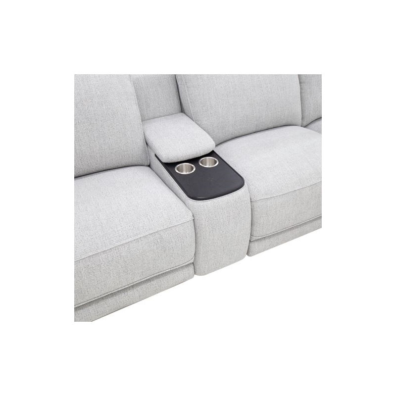 Liberty Furniture Blake Fabric Upholstered 6 Piece Sectional Sofa - Gray Smoke