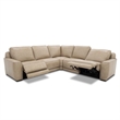 Liberty Furniture Blake Leather Upholstered 5 Piece Sectional Sofa - Oatmeal