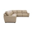 Liberty Furniture Blake Leather Upholstered 5 Piece Sectional Sofa - Oatmeal