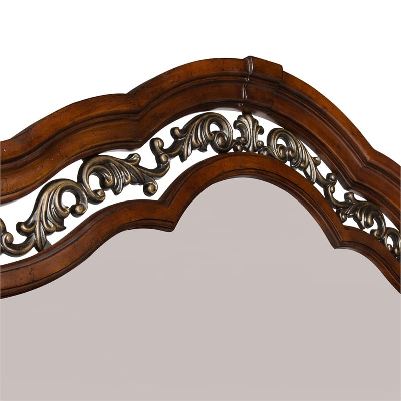 Messina Estates Dark Brown Mirror