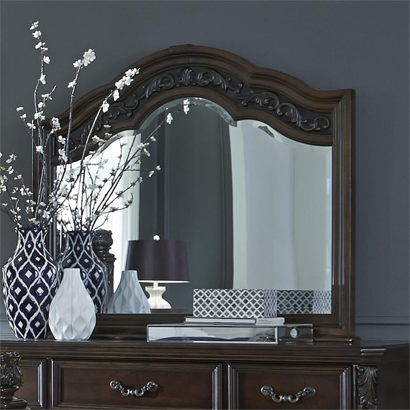 Messina Estates Dark Brown Mirror
