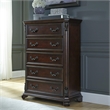 Messina Estates Dark Brown 5 Drawer Chest