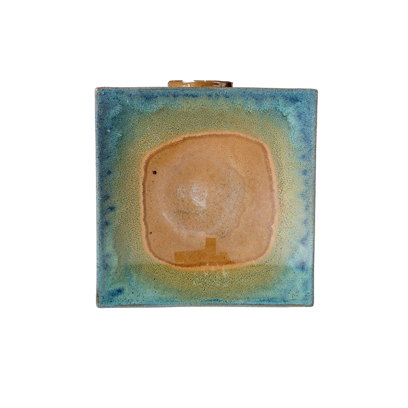 Alfresco Home Zen Bird Bath in Aqua