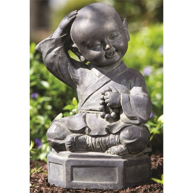 Alfresco Home Dreaming Buddha Garden Statue