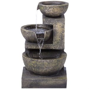 alfresco home rocca outdoor fountain