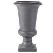 Alfresco Home Jovina Fiberstone Medium Urn Planter in Antique Dark Bronze
