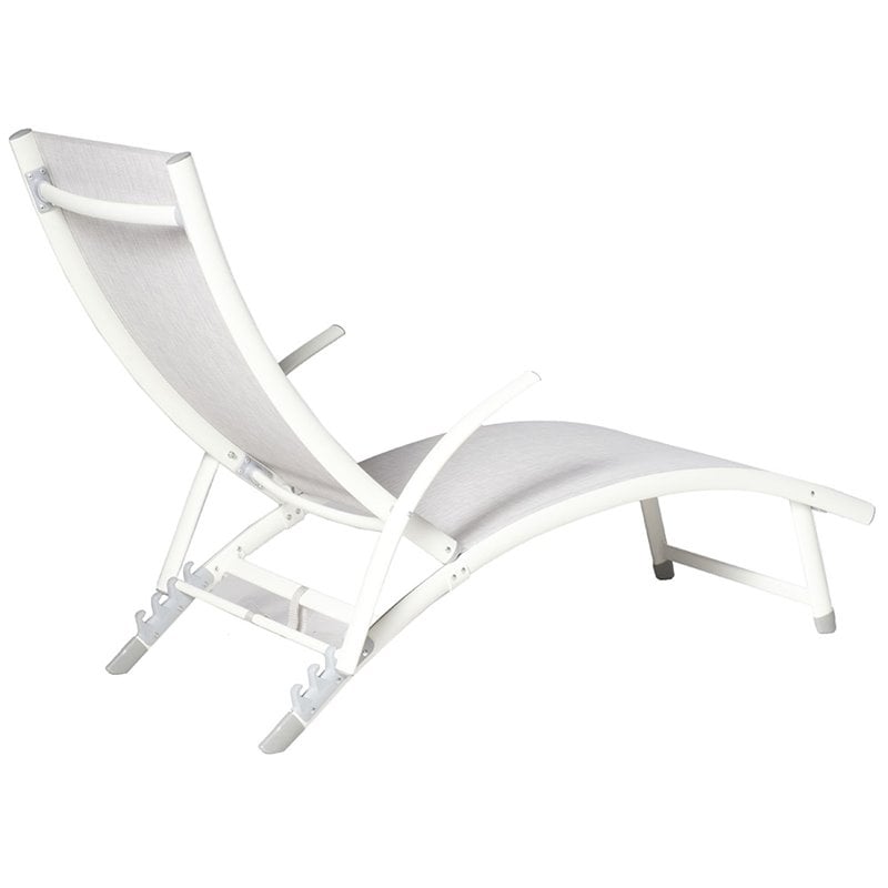 Alfresco Home Poolside Adjustable Patio Chaise Lounge (Set of 2)