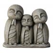 Alfresco Home Praying Family Fiberstone Garden Statue in Aged Moss Green