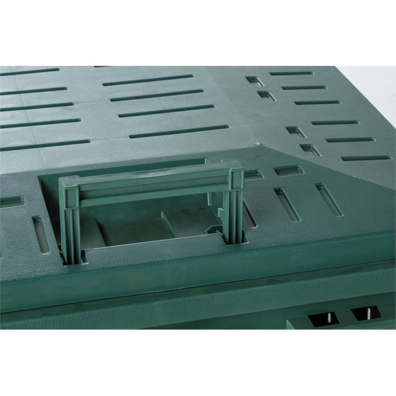 Alfresco Home Urban Evogreen Resin Outdoor Composter in Forest Green