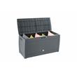 Alfresco Home Urban Matuba Resin Home and Garden Storage Box in Umber Brown