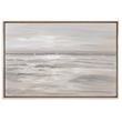 Silver Landscape Canvas Fabric Wall Art in Silver