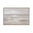 Silver Landscape Canvas Fabric Wall Art in Silver