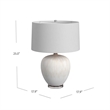 Arcadia Ceramic Table Lamp in Beige