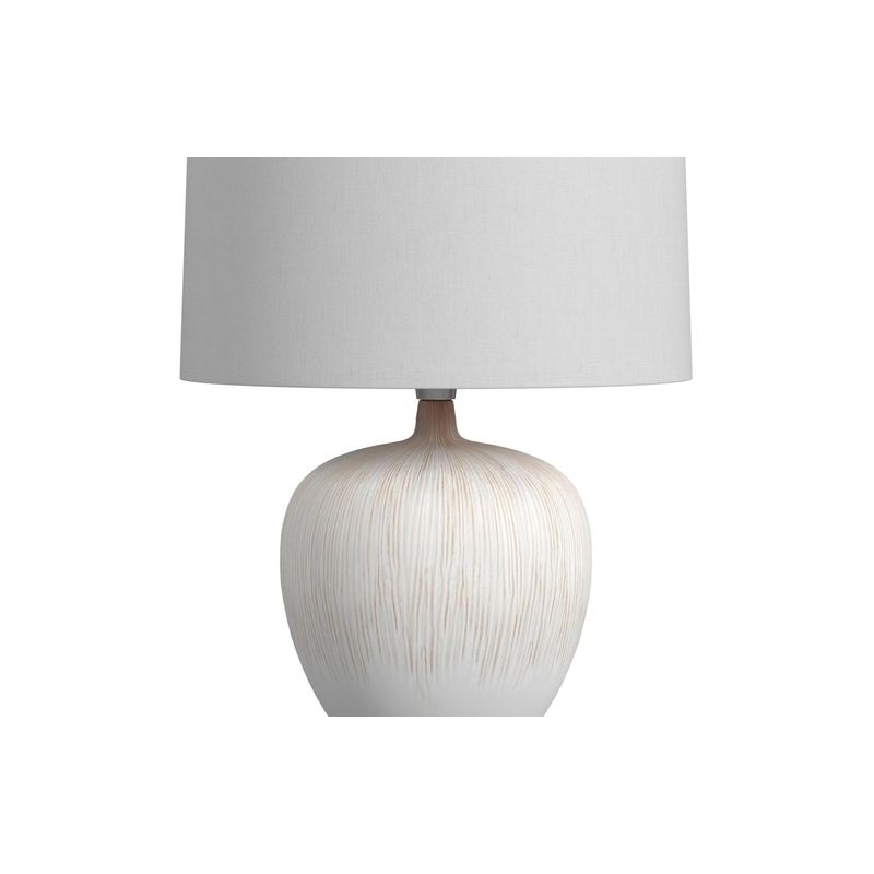 Arcadia Ceramic Table Lamp in Beige
