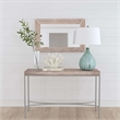 Bassett Mirror Nassau Glass Table Lamp in Green Sea Glass