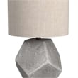 Bassett Mirror Wallace Resin Table Lamp in Gray